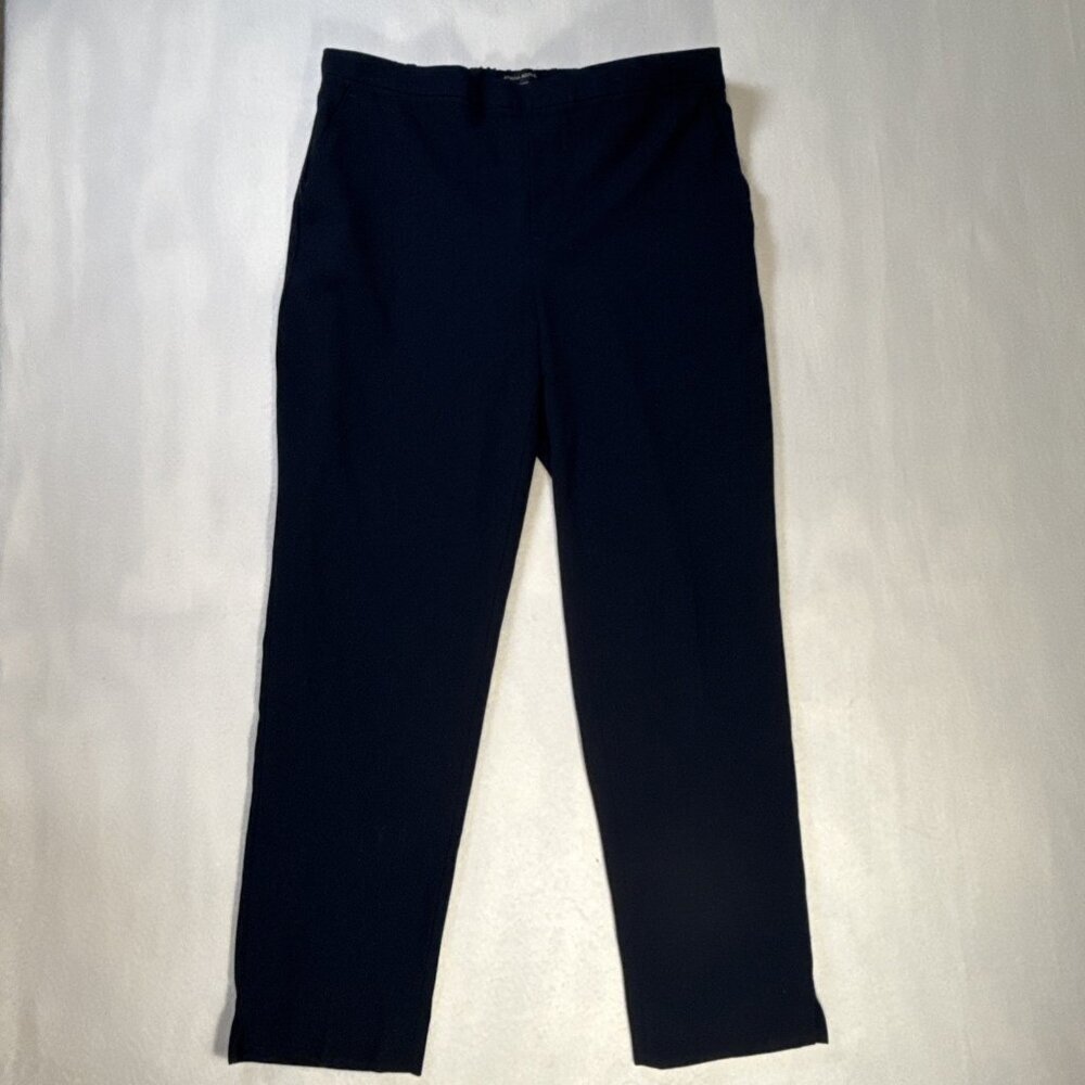 Banana Republic Womens‎ Hayden Pull On Pants size 8 Navy Blue With Pockets